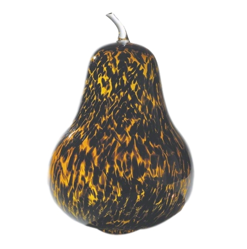 Tortoise Glass Pear 15.5dx23h GV6.60127