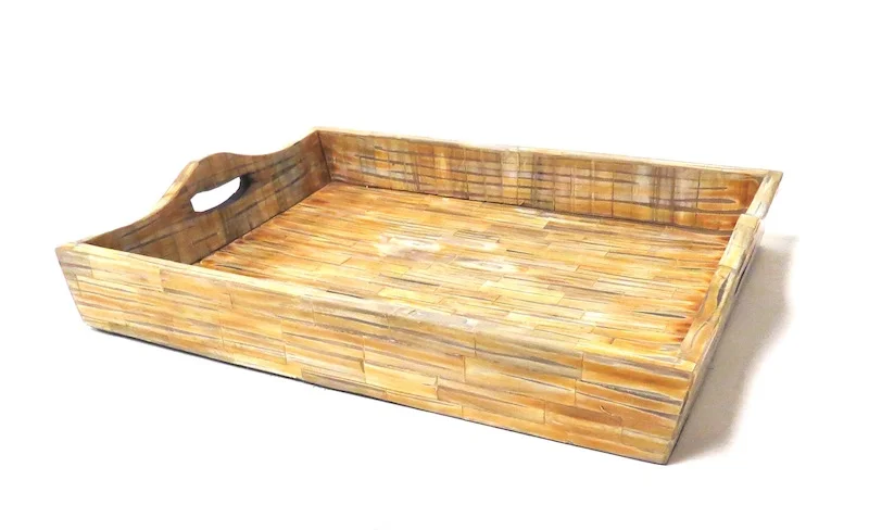 Horn Tray w/Handles 20x15x2.5h BIA46