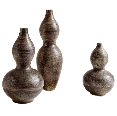 Ceramic Gourd Vase *Not Water Tight* GV7.10163 8dx22h GV7.10163 8dx22h GV7.10165 9dx15.5h