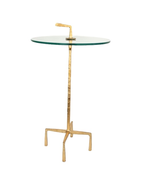 Quad Pod Accent Table in Gold Leaf/Iron Iron
16dx26h
GV7.80217