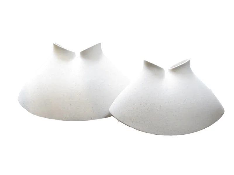 Ceramic 2 Mouth Vessel 17x7.5x10h GV7.10213 13x6x8h GV7.10214