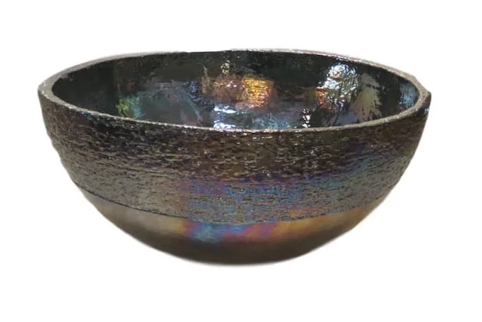 Large Ceramic Bowl, Perol Pearly Luster 19dx10h +/- EUMIKAS50PP