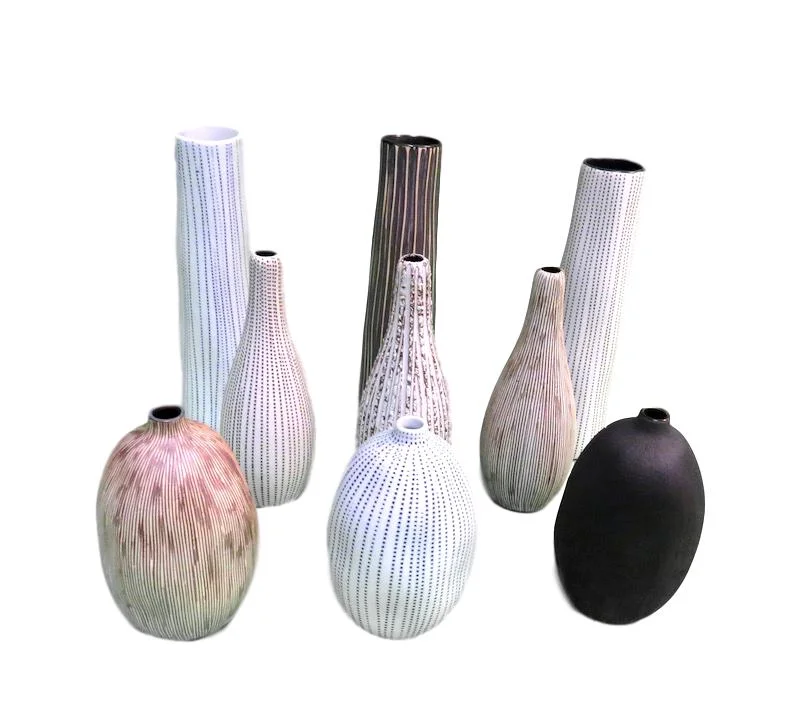 Cylinder Vase 2dx8h - FT16-1260, FT16-1170, FT16-1235 Teardrop Vase 2dx6h - FT16-036, FT16-WO16, FT16-1010 Small Mouth Vase 3dx5h - FT16-1414, FT16-WO26, FT25-508