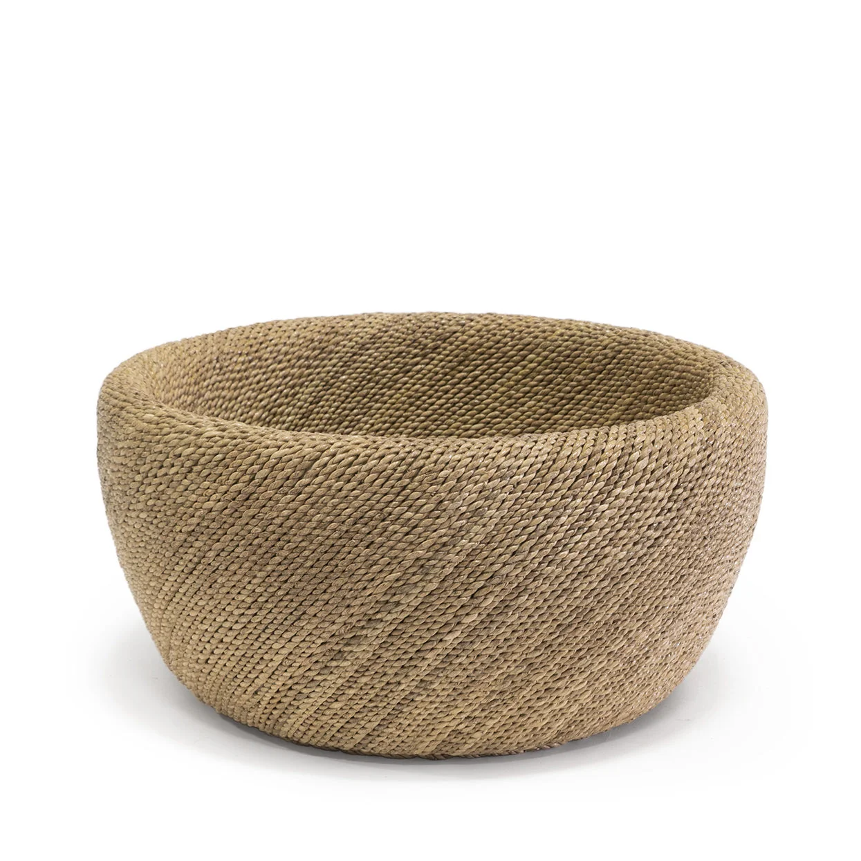 Woven Rope Bowl 18dx8h P300601