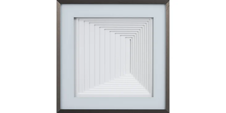 Maya, Side Focus Framed 12.5x12.5 White RLAWHS12, Black RLABKS12