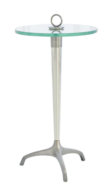 Tripod w/Loop Handle Table Gunmetal/Nickel 12dx19.5h GV9.93187