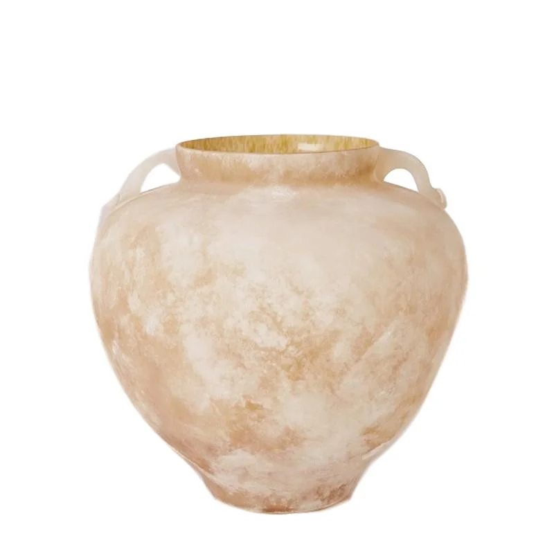 Large Amber Scavo Vessel 18dx17h GV7.30123