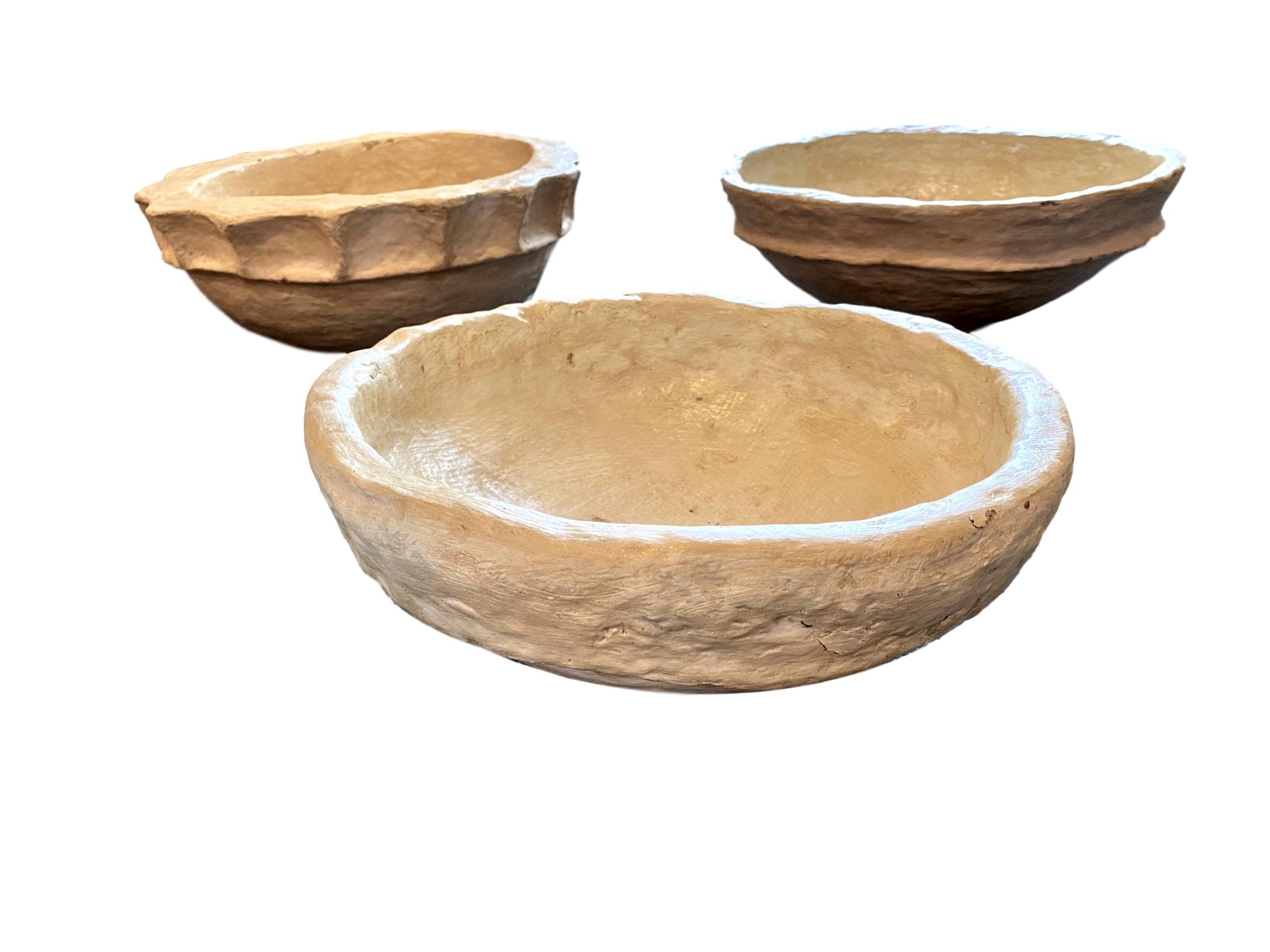 Papier Mache Bowl 12-14dx5h +/- BO001