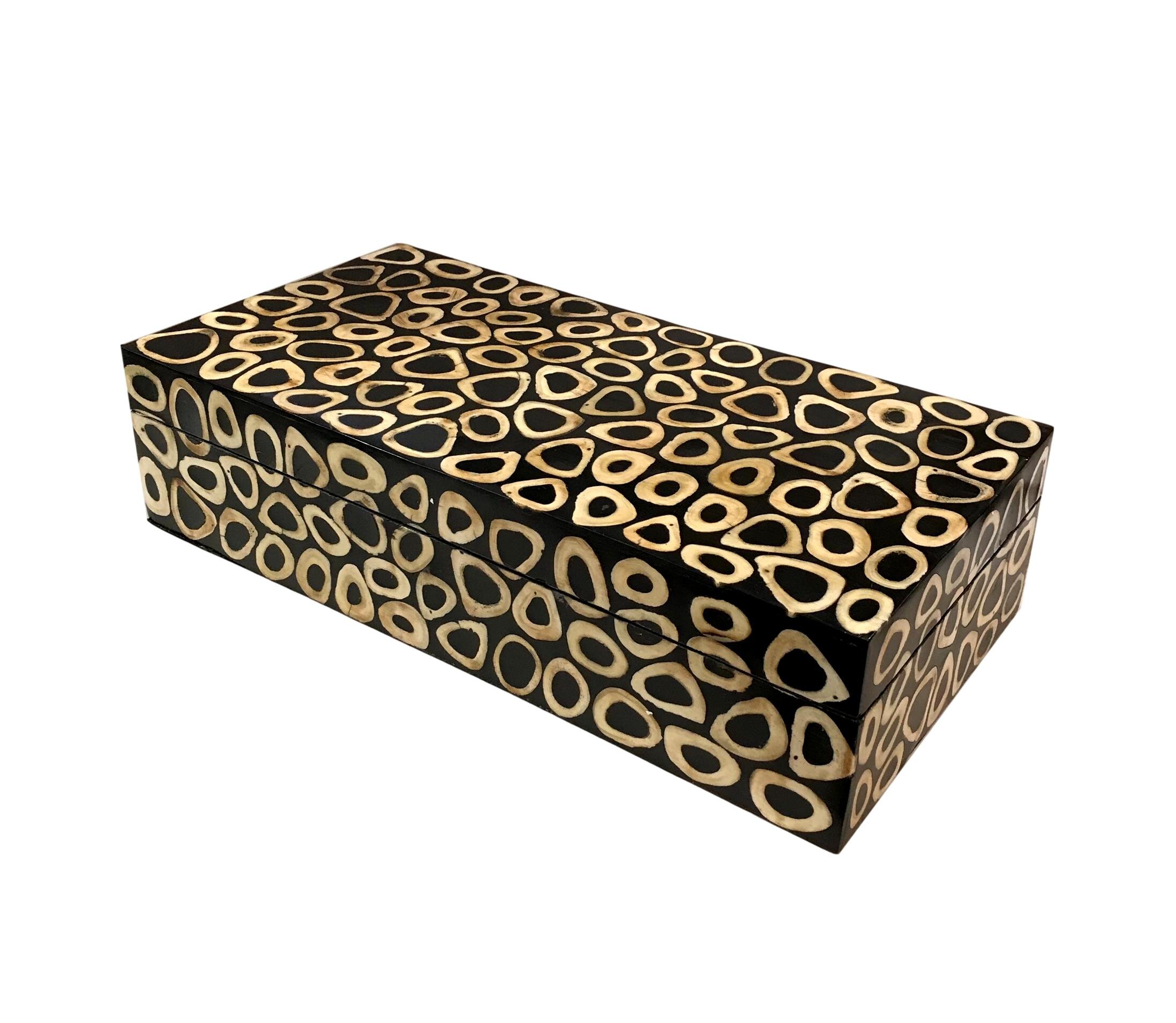 X Large Sliced Bone Box 16x8x4h - BIM547