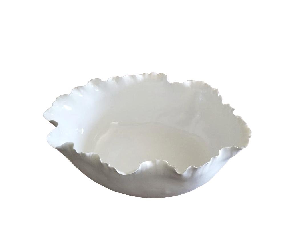 Porcelain Lepto Oval Bowl 10.5x8x4h - BULEPTOO