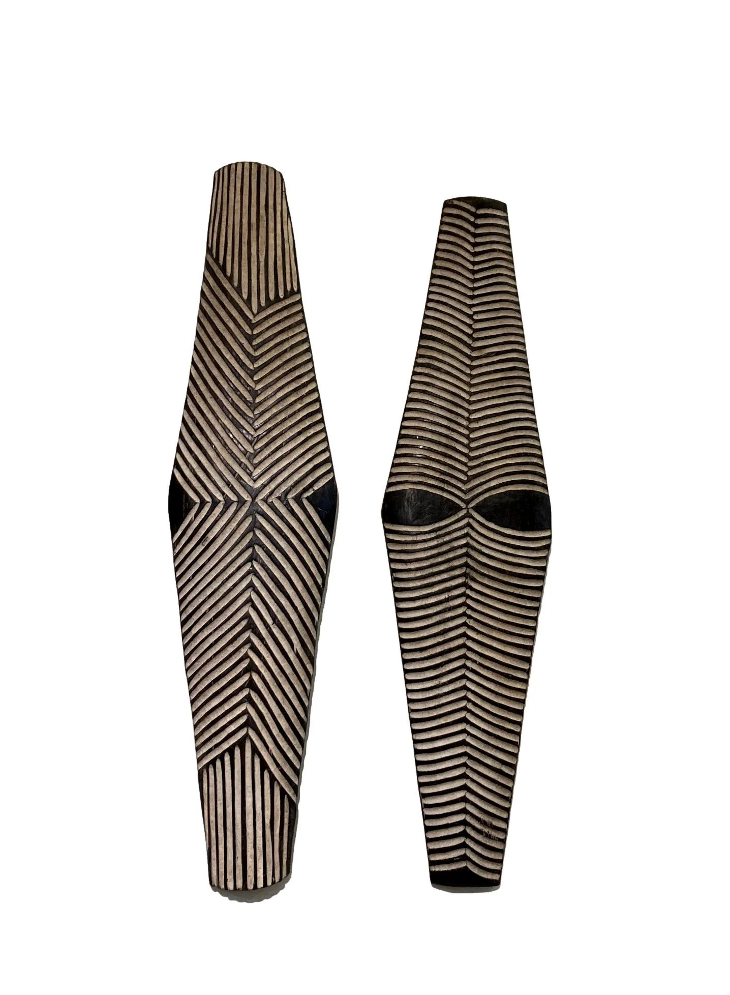 Vintage Bamileke Wood Shield 10×3×46h +/- BO062