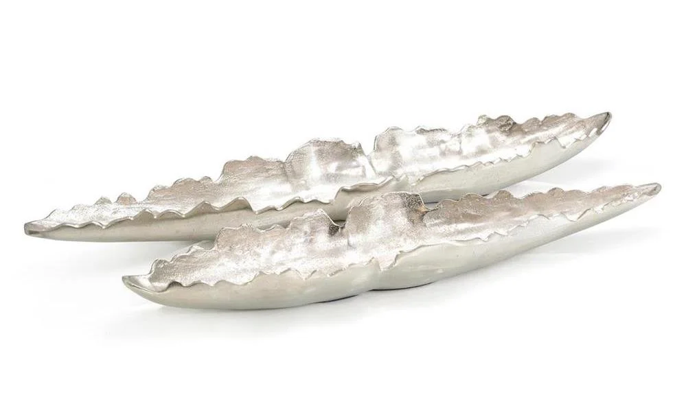 Broken Edge Aluminum Long Tray Small - JRA-13336S - 30.5×8×3h Large - JRA-13336L - 37×8×3.5h