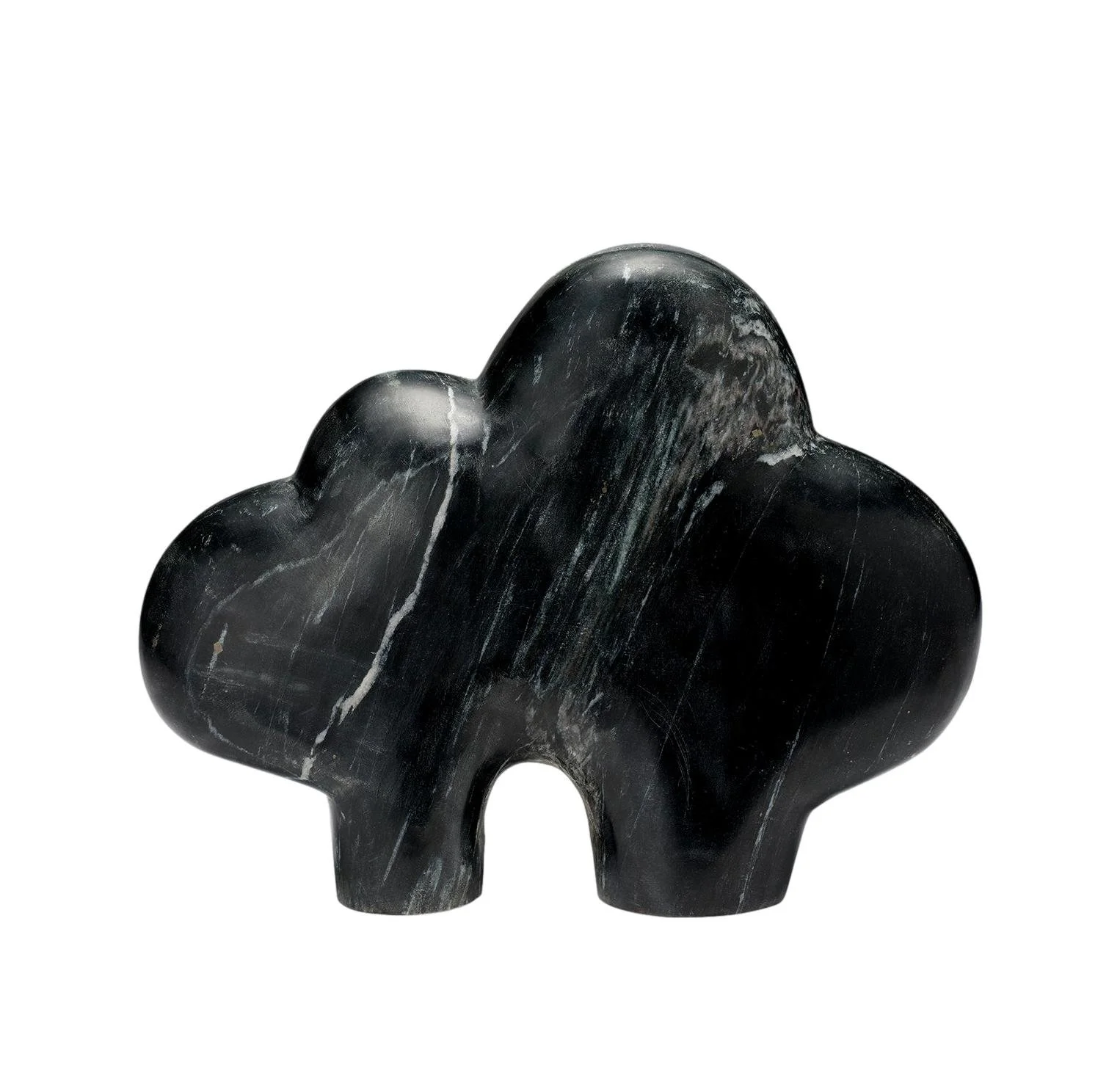 Black Marble Could Vase 12×3×9h - MGKYRIE