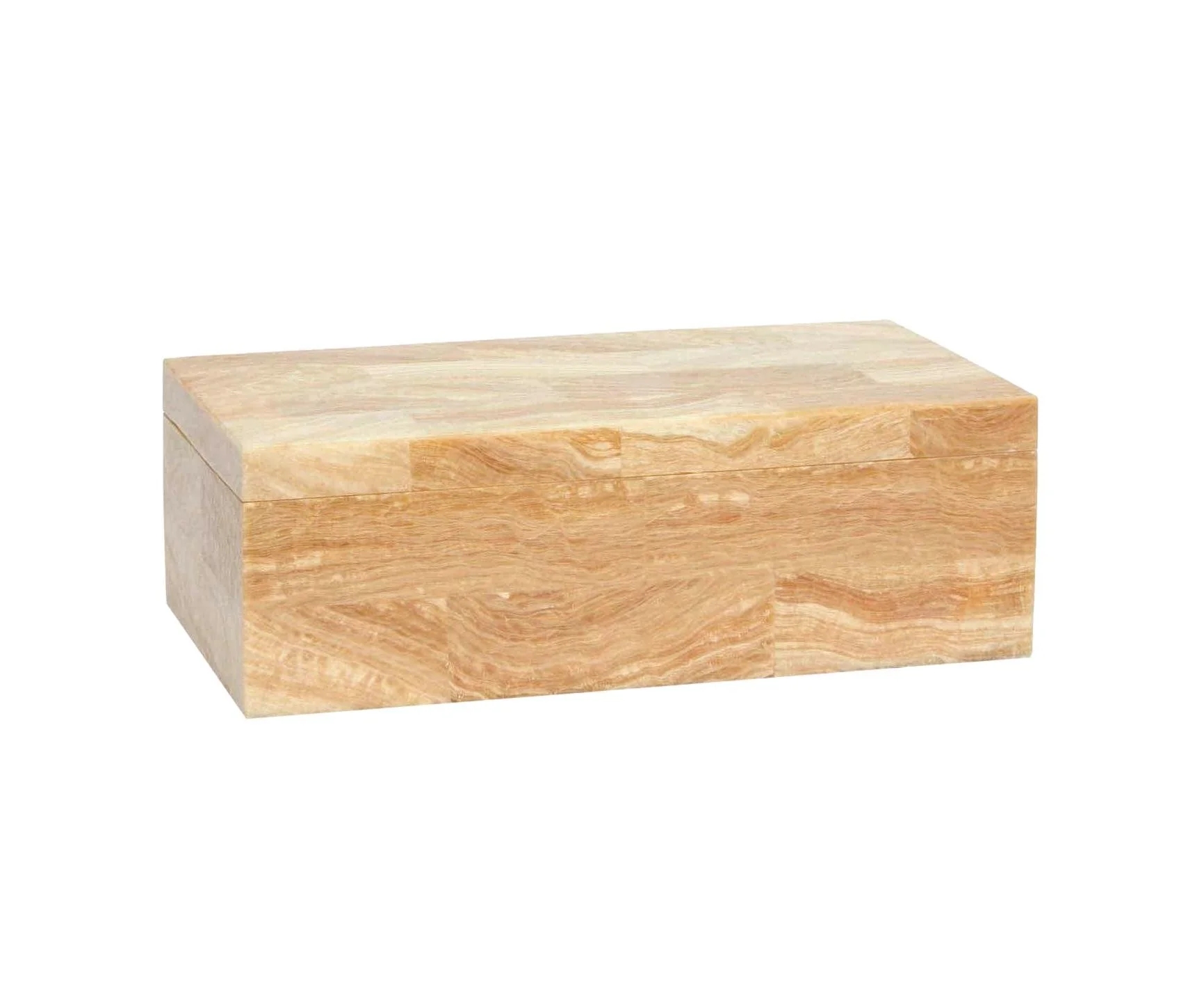 Cream Crystal Stone Box 15×8×5h - MGKLAVA
