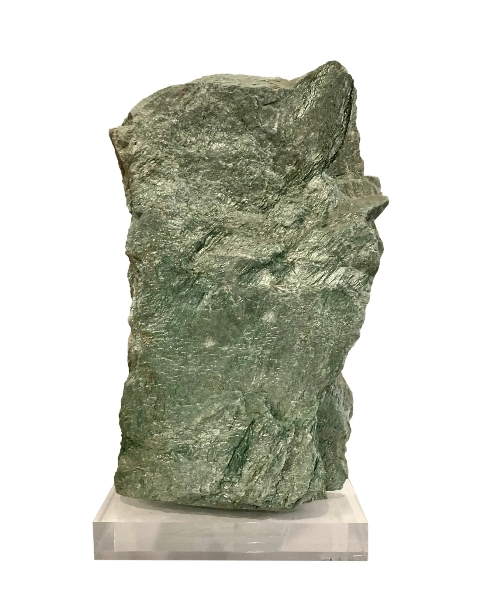 Fuchsite on Acrylic Base 10x6x18.5h - MO004AA