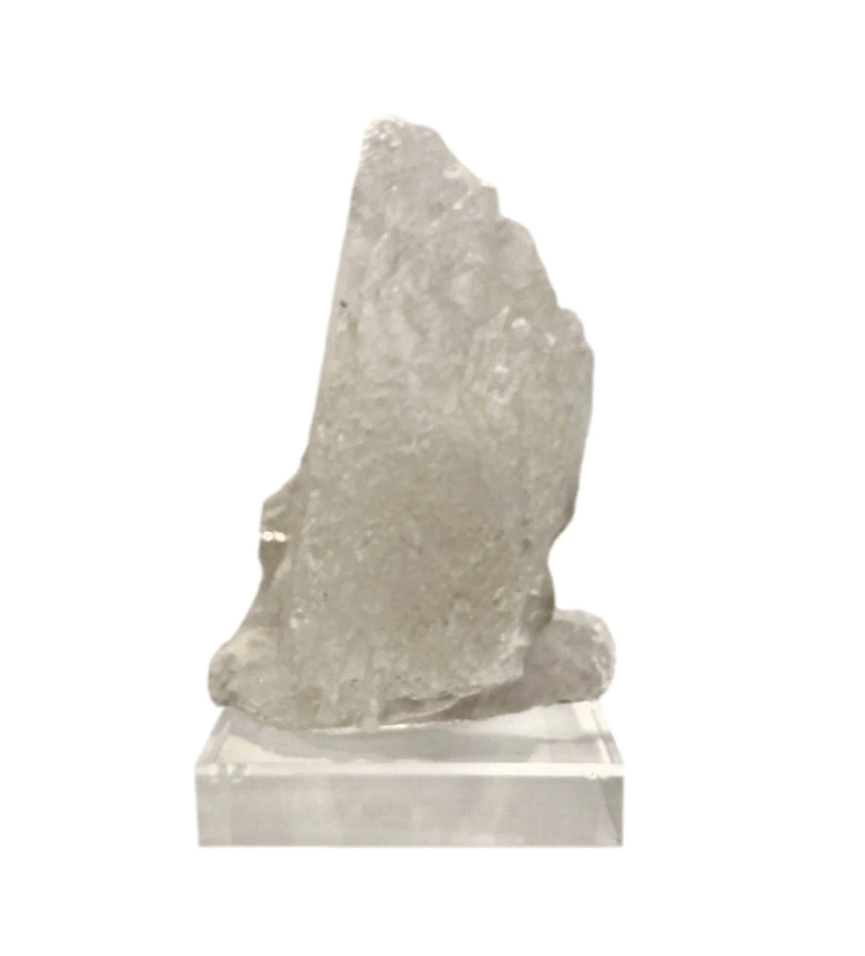 Selenite on Acrylic Base 7.5x4x12 - FOS192BB