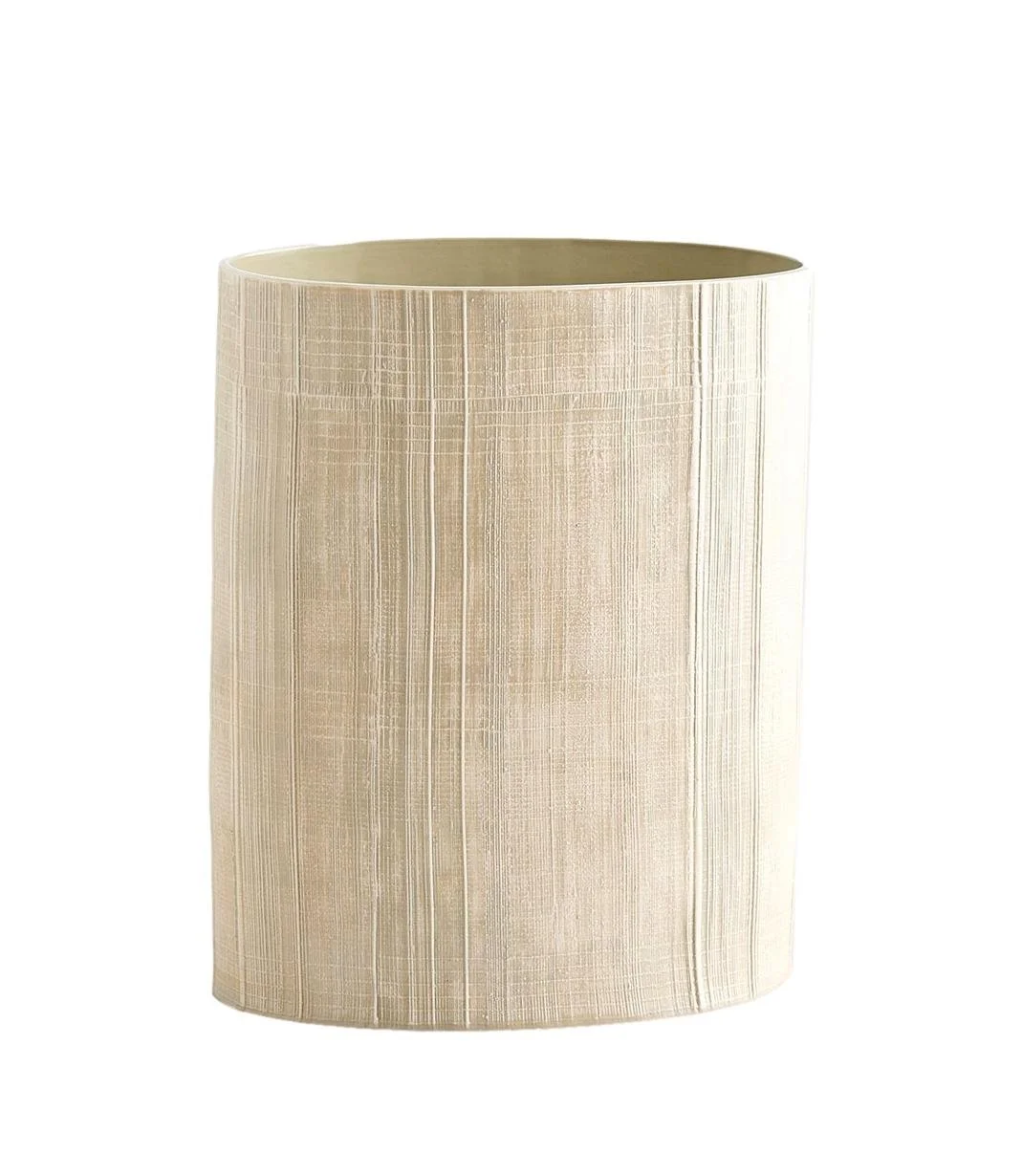 Cross Hatch Vase, Celery 10x6x12.5h - GV7.10734