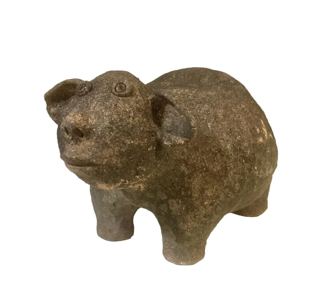  “Cow in Demand” Terracotta Cow Sculpture  15×9×8.5h - CC154753 