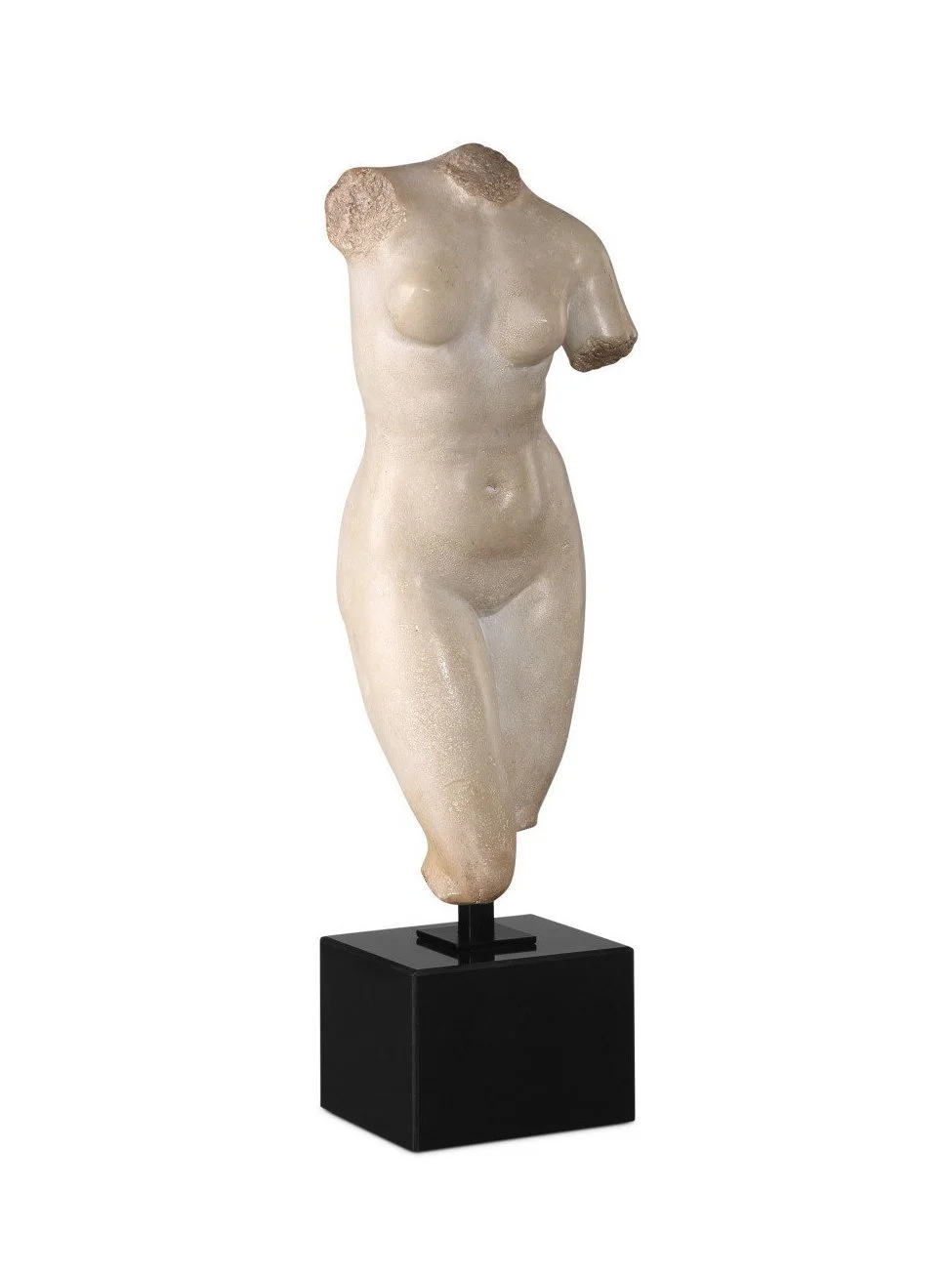  Venus Sculpture on Black Base  7×6×21.5h - CC12-0798 