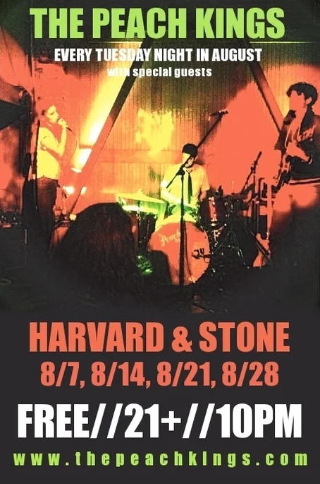 August Residency At Harvard & Stone - Come Out!