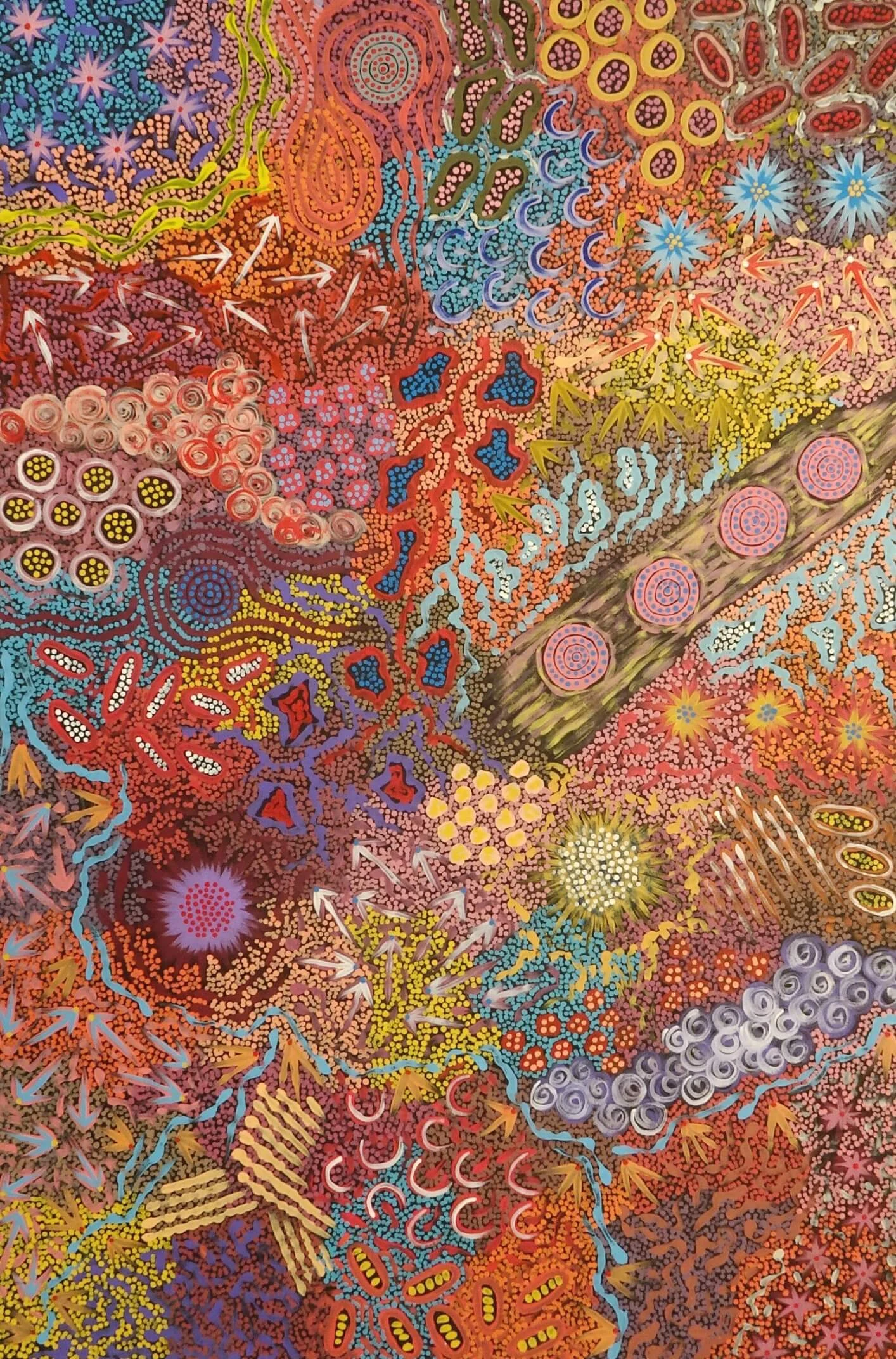 Khatija Possum Acrylic on Linen