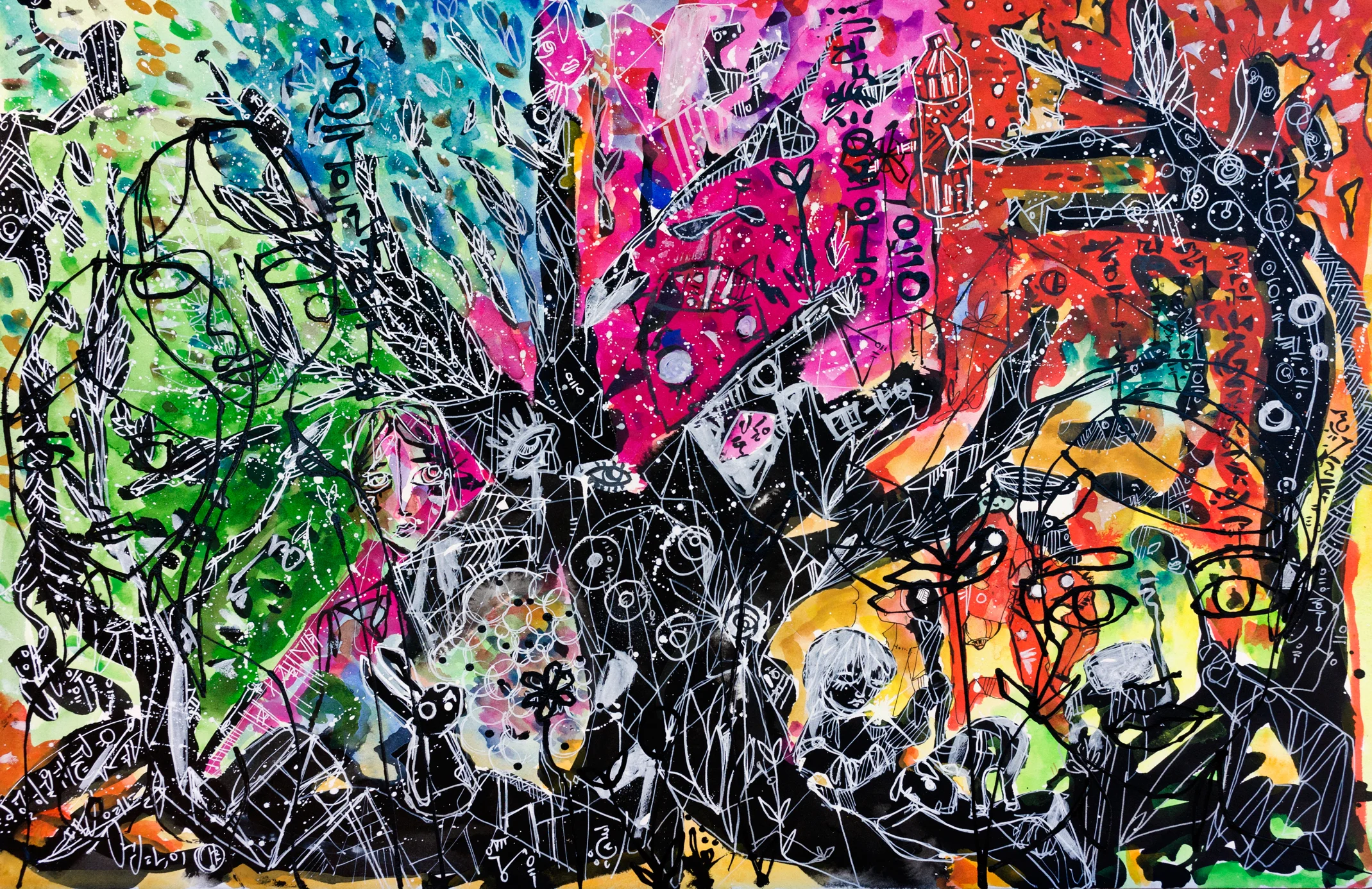 CANYON 01 - 2016 SABET x MIRS - SIGNED LIMITED EDITION GICLEE 48” X 36” - EDITION OF 21