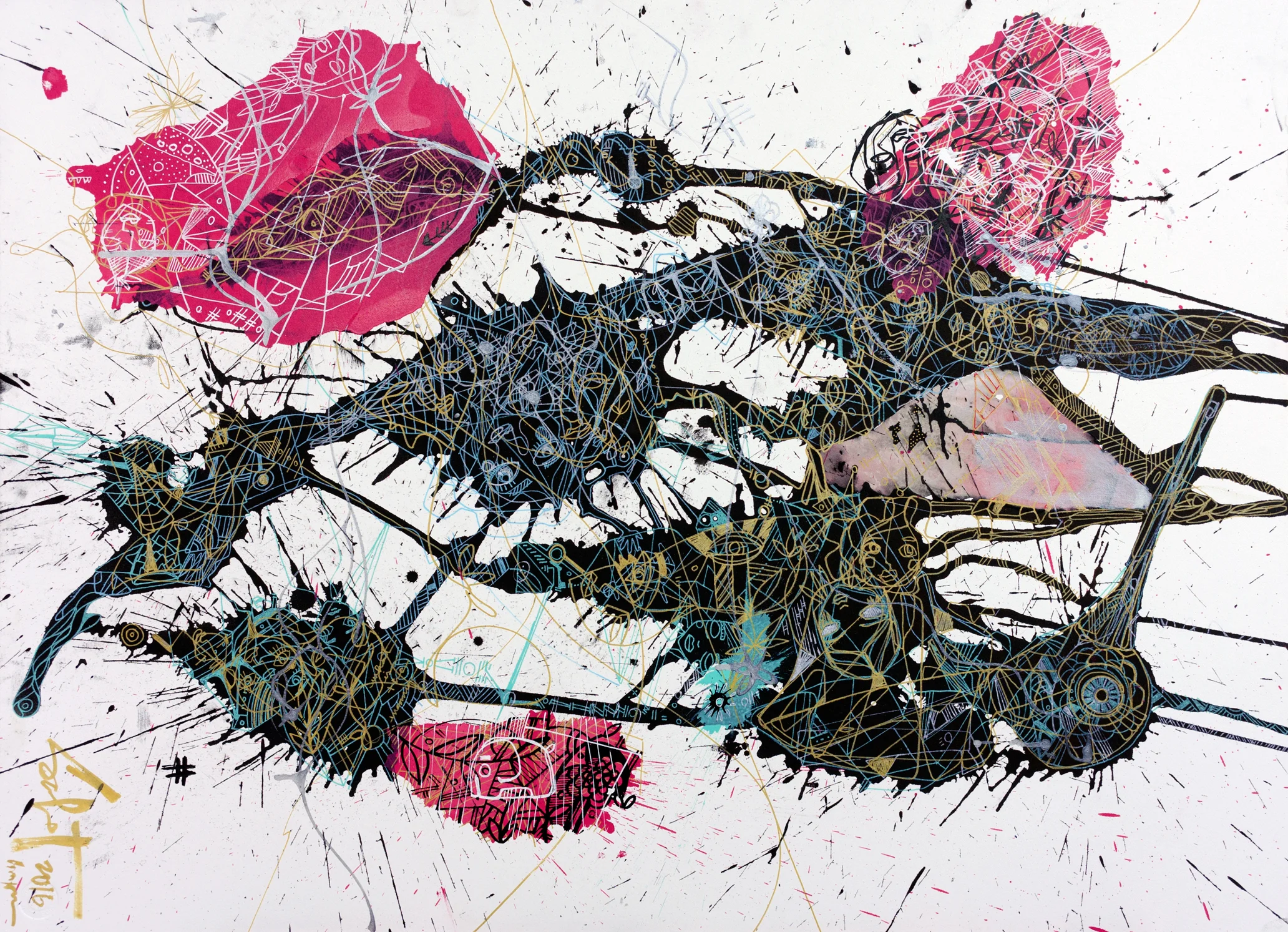 CANYON 06 - 2016 SABET x MIRS - SIGNED LIMITED EDITION GICLEE 48” X 36” - EDITION OF 21