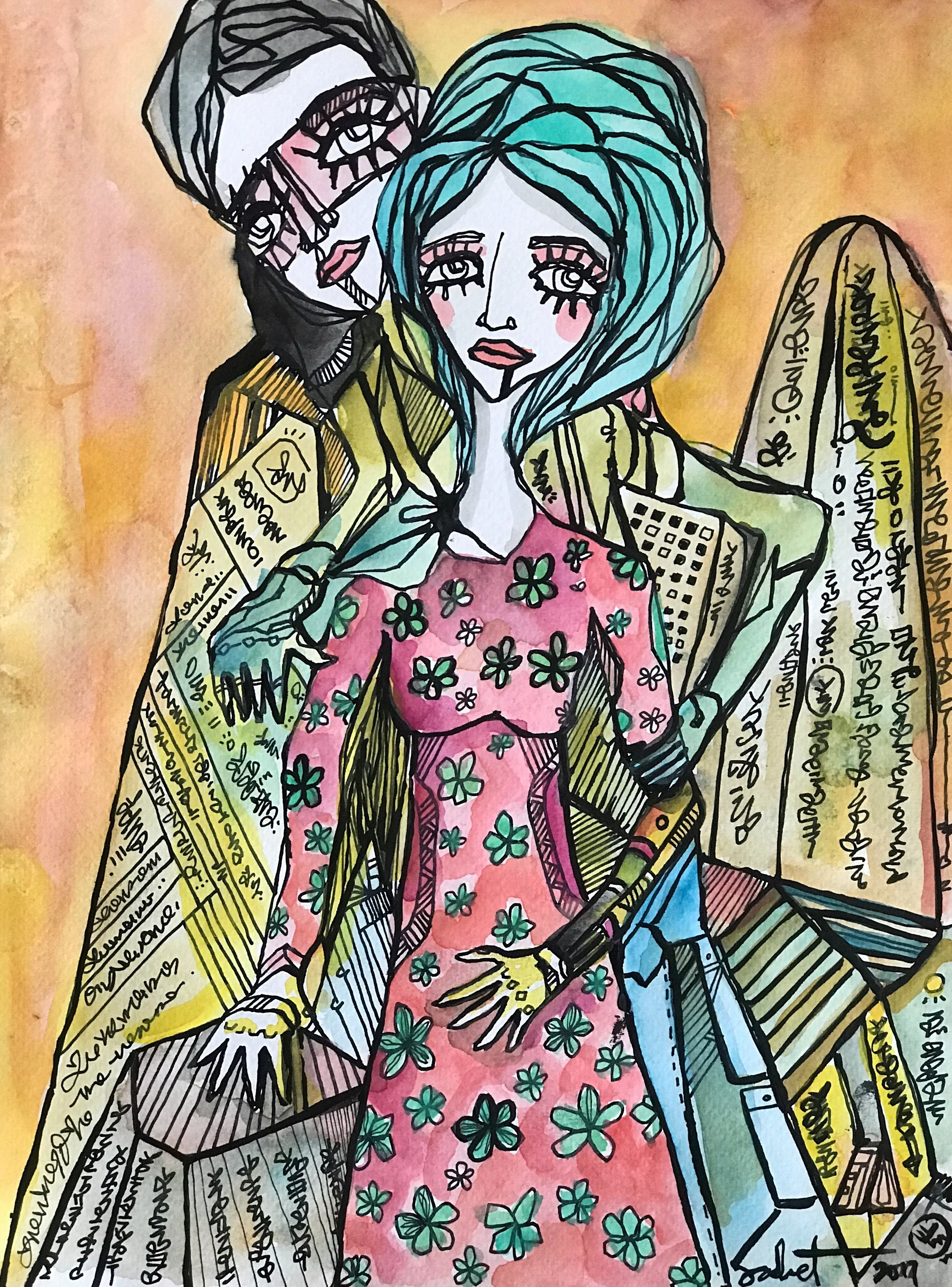 DOMINION SABET MIXED MEDIA ORIGINAL 