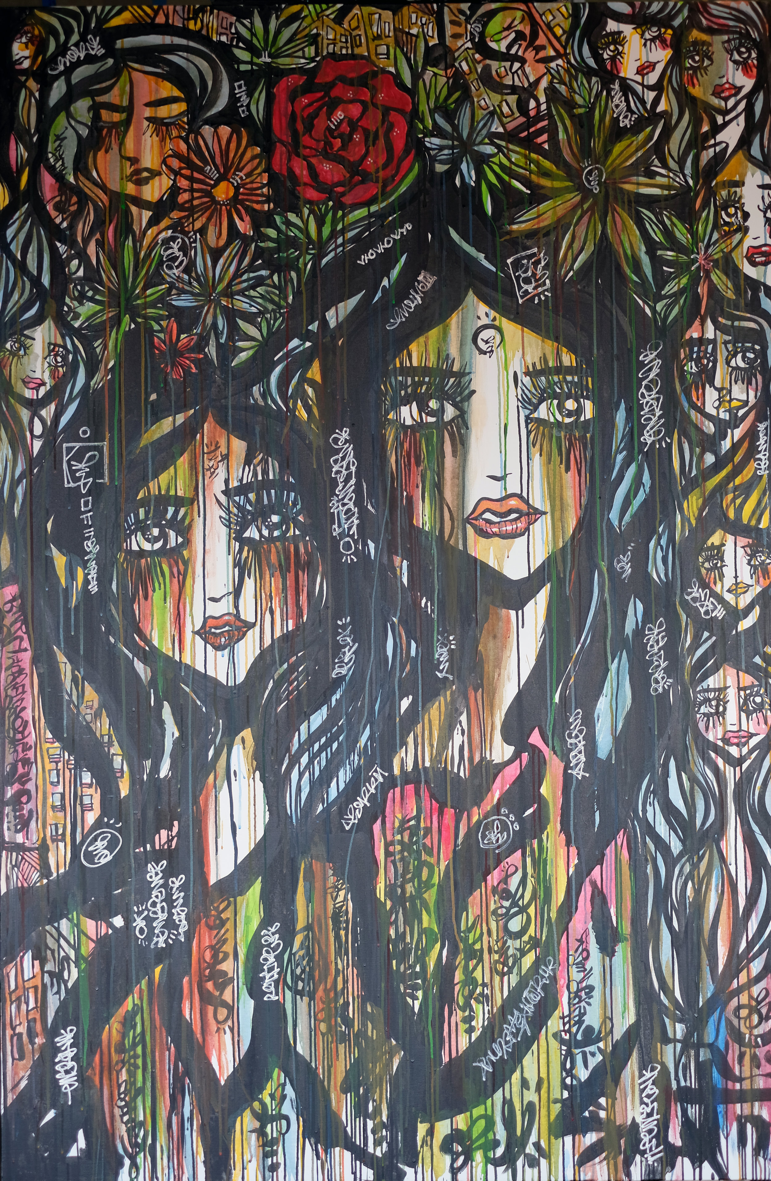 ULTRA 2017 SABET MIXED MEDIA ORIGINAL 13" X 19"