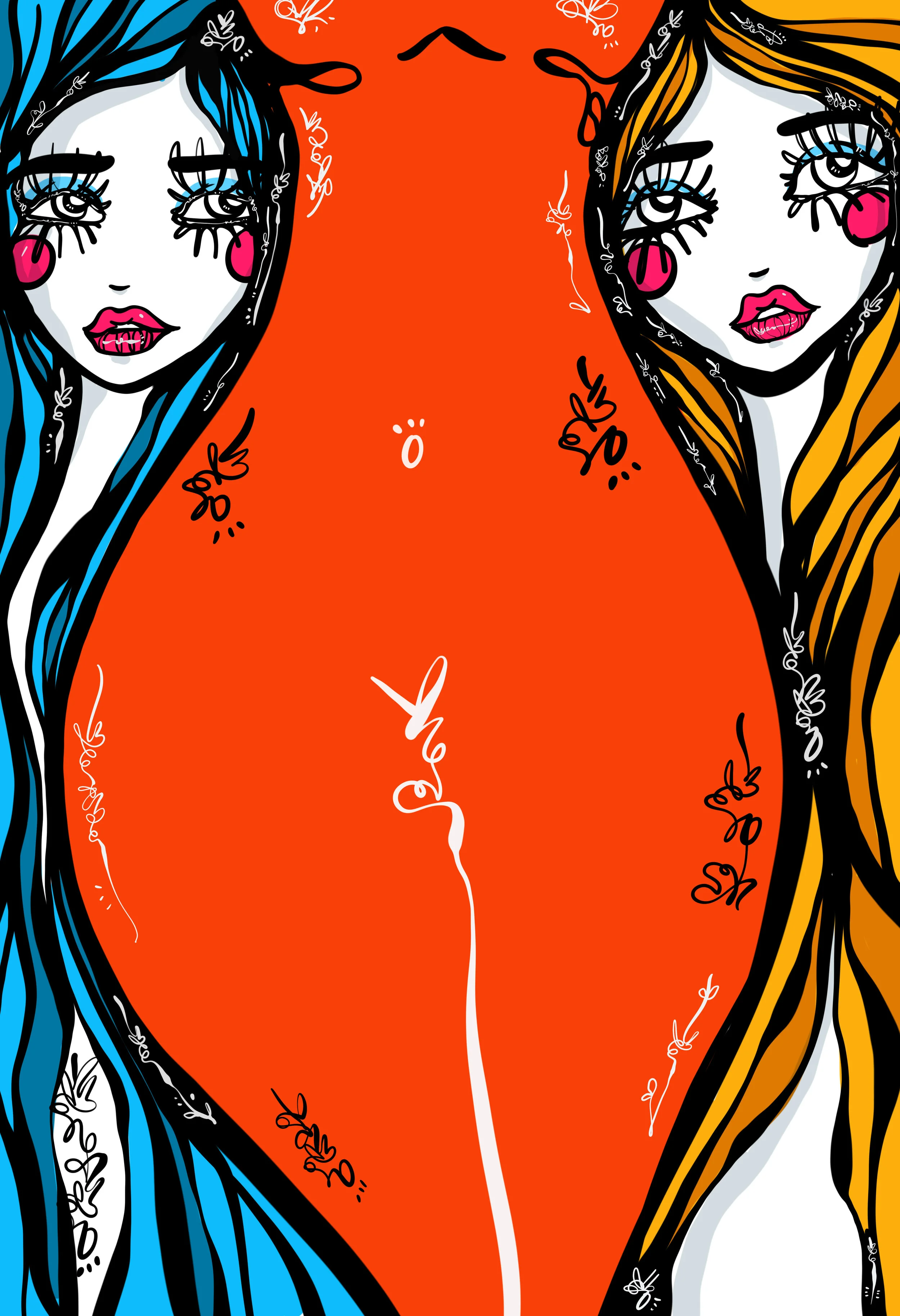 Fireheart 2020 Sabet - 13" x 19" Limited Edition Hand Embelished Gicleè Signed by Sabet 2020