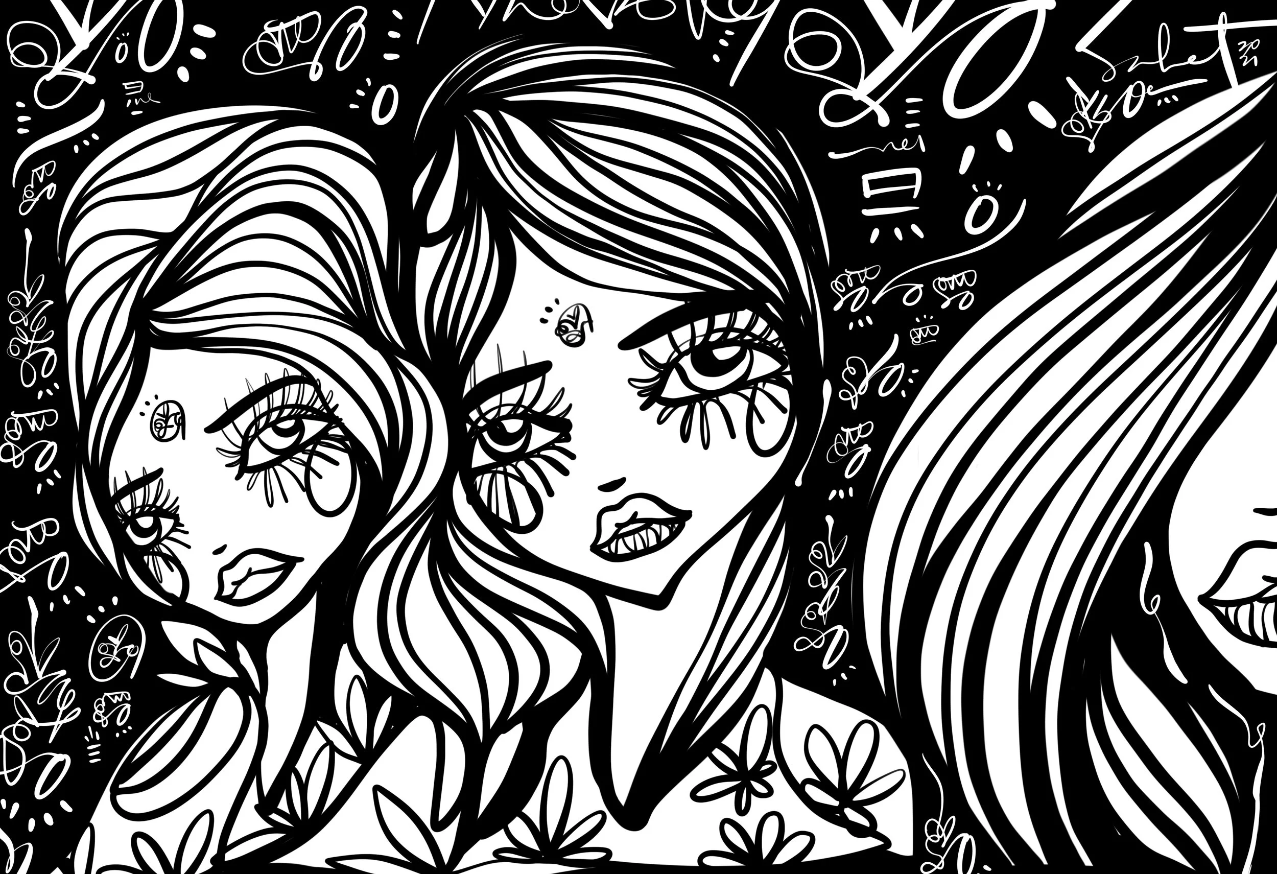 Honey Trap 2021 Sabet - 13" x 19" Limited Edition Hand Embelished Gicleè Signed by Sabet 2020