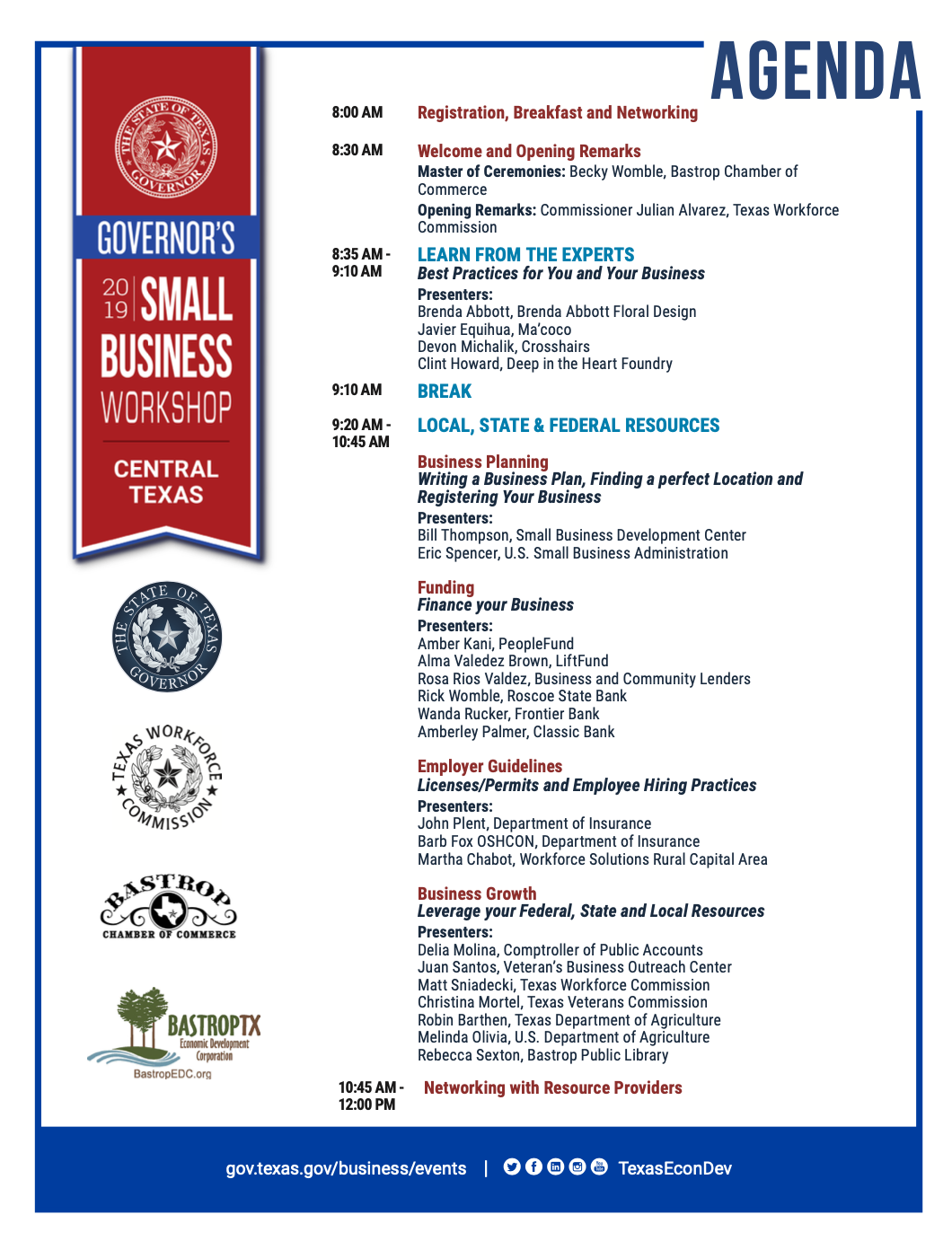 Supporting Small Business with the Office of the Governor