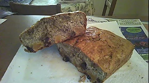Almond Bread Cut In Half