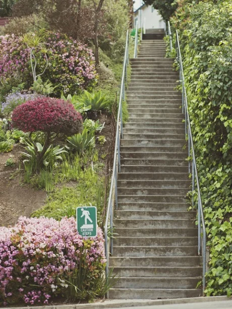 Running Secret Stairs of La Mesa 