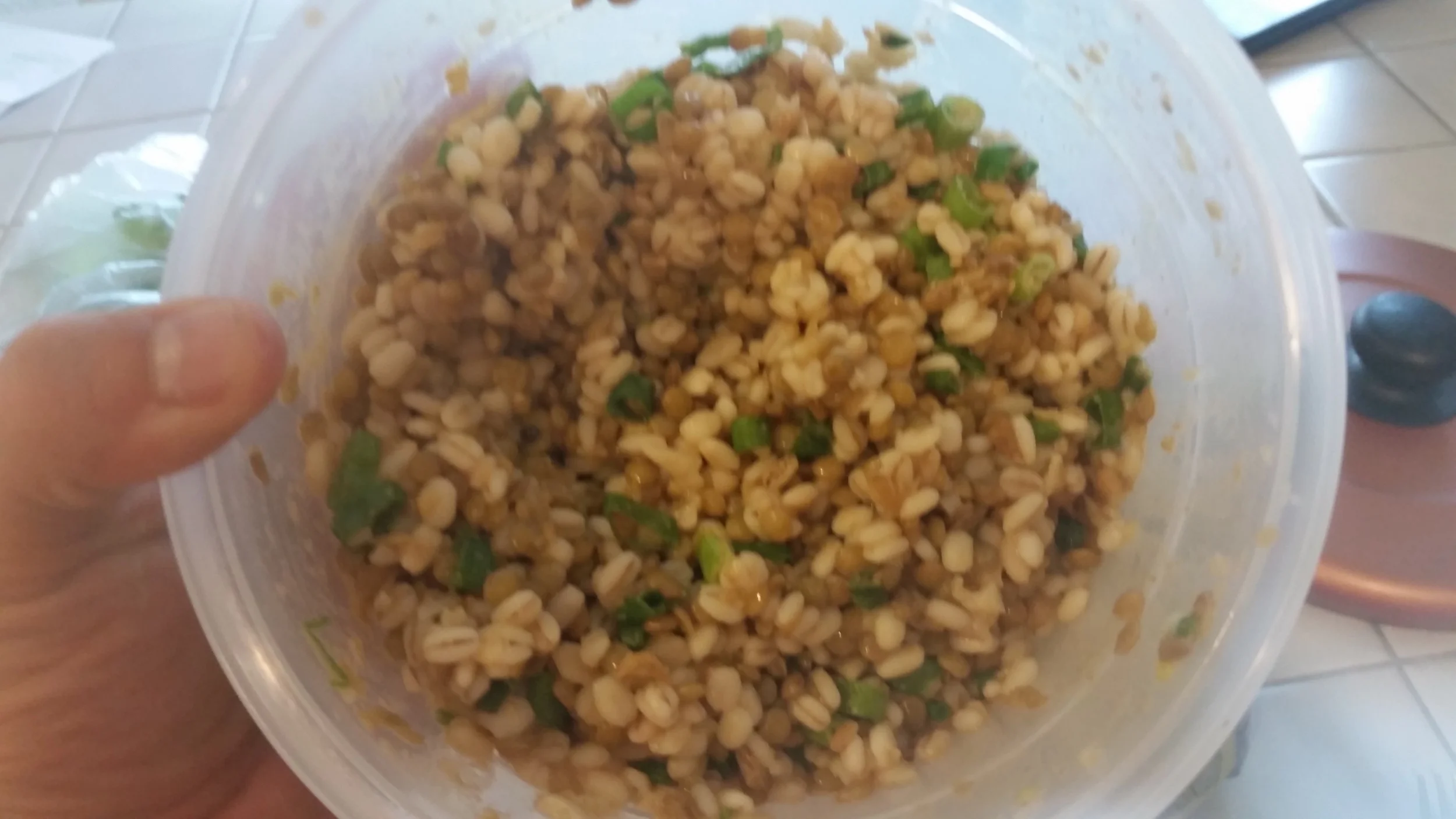 Easy and Healthy Lentil and Bulgur Salad