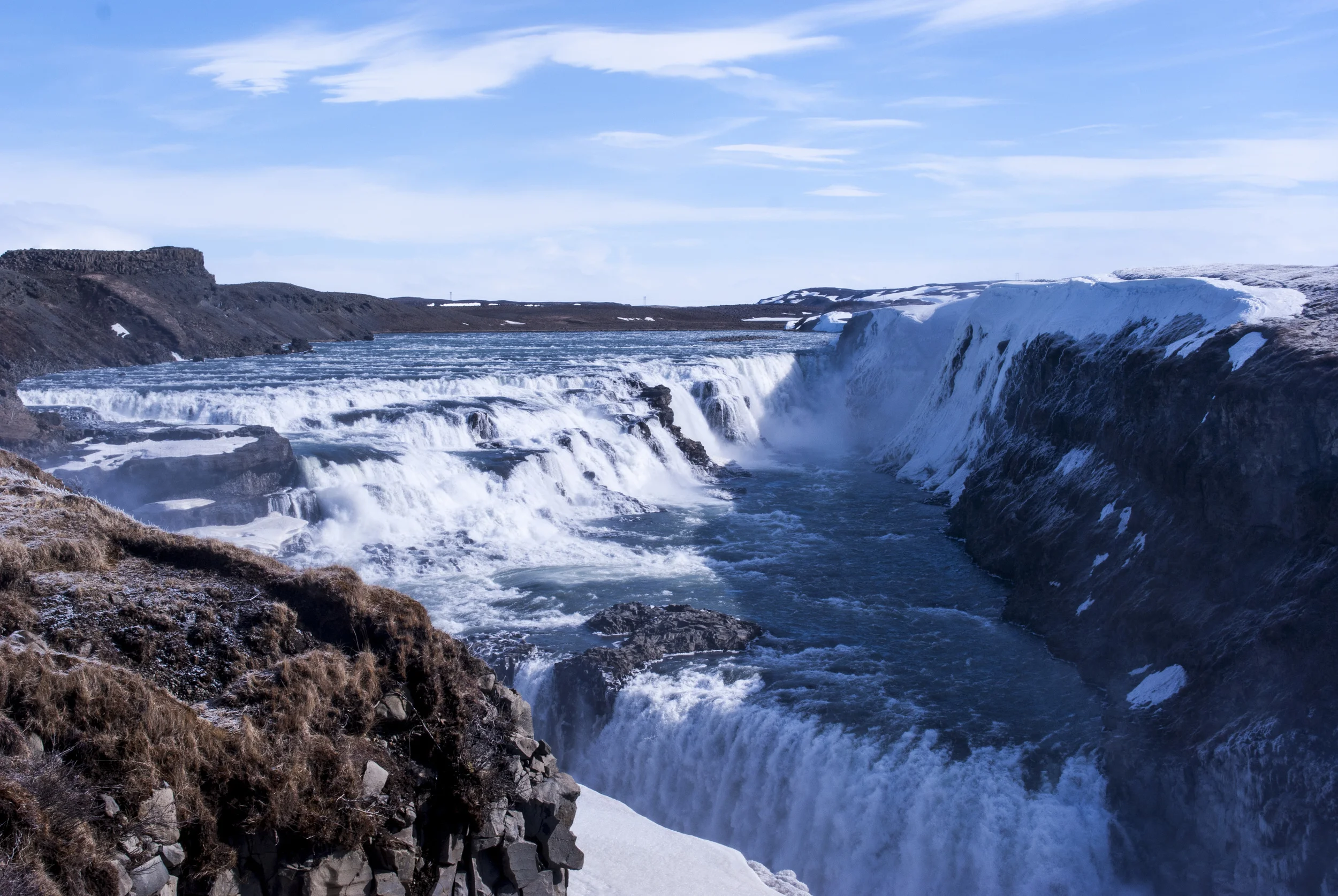 This waterfall, Gullfoss, was the most impressive to me!