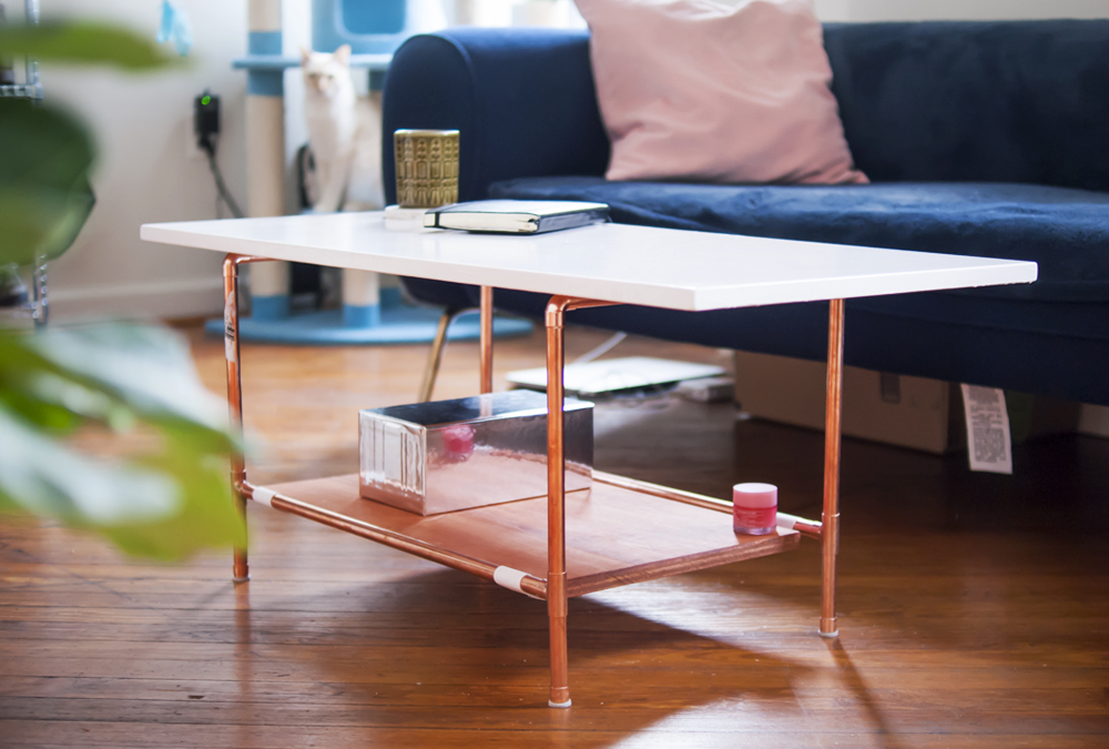 Copper Pipe Diy Coffee Table Fashion, How To Make A Coffee Table Base