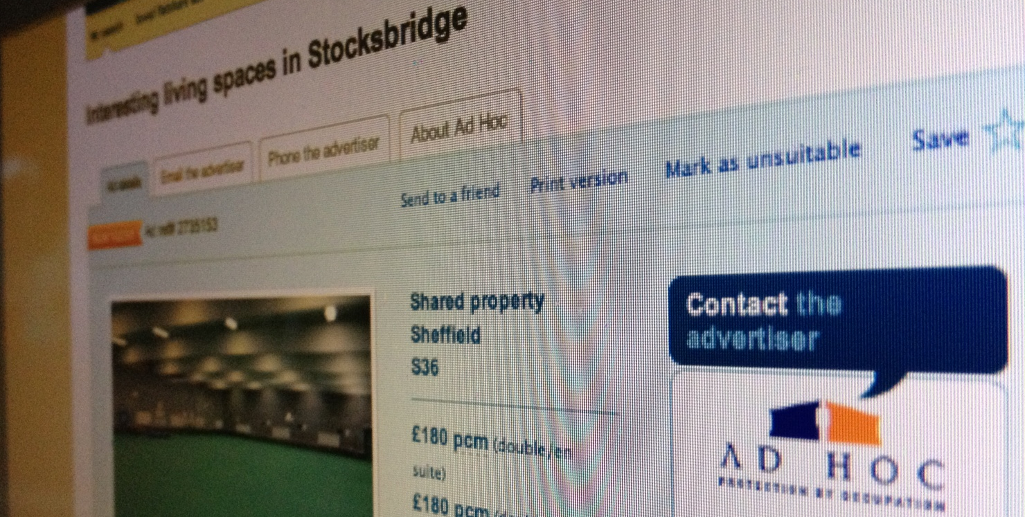 Company advertises for "property guardians" to live in Stocksbridge Leisure Centre