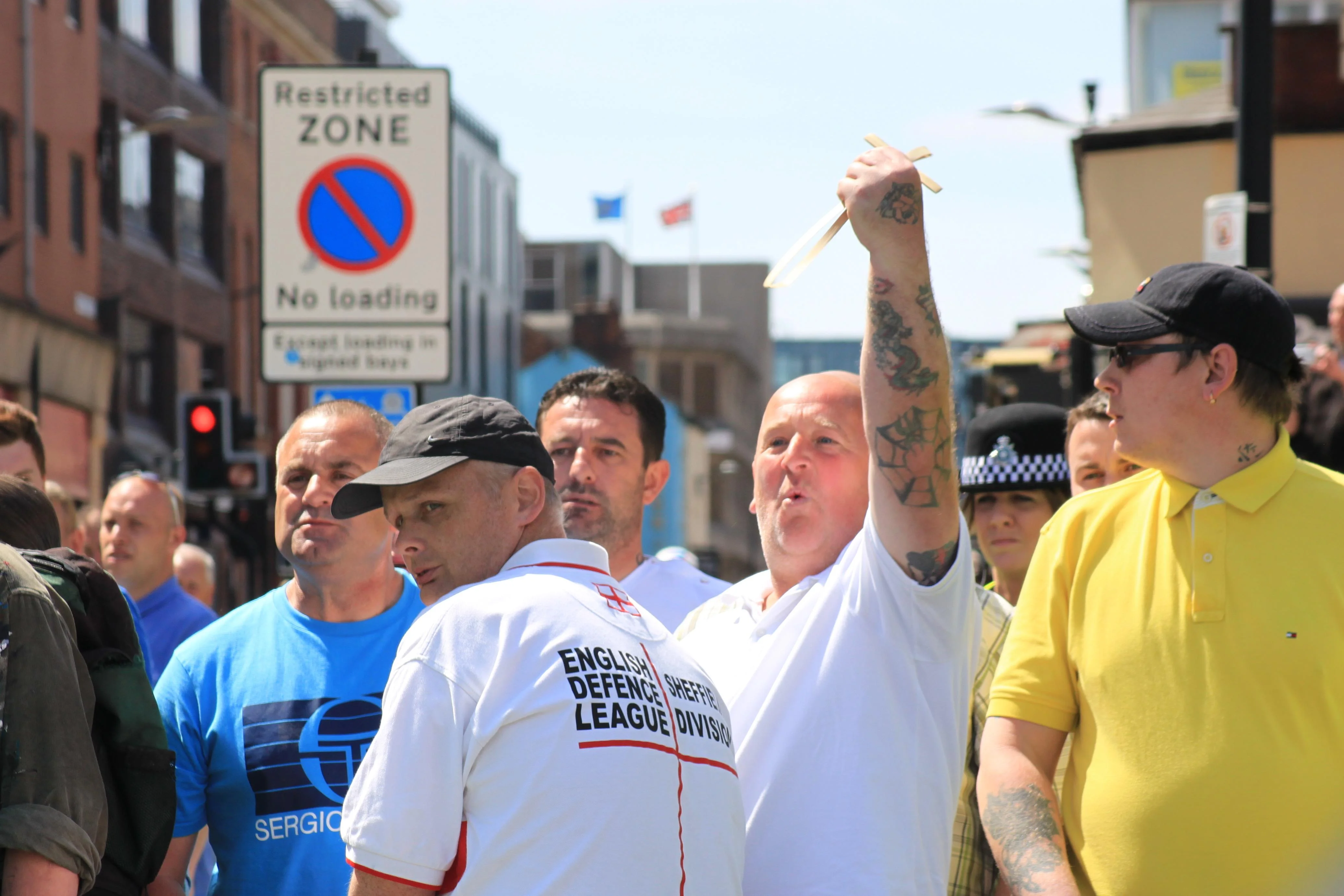 WATCH: EDL clash with police in Sheffield