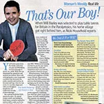 Paralympian Photos in Woman's Weekly