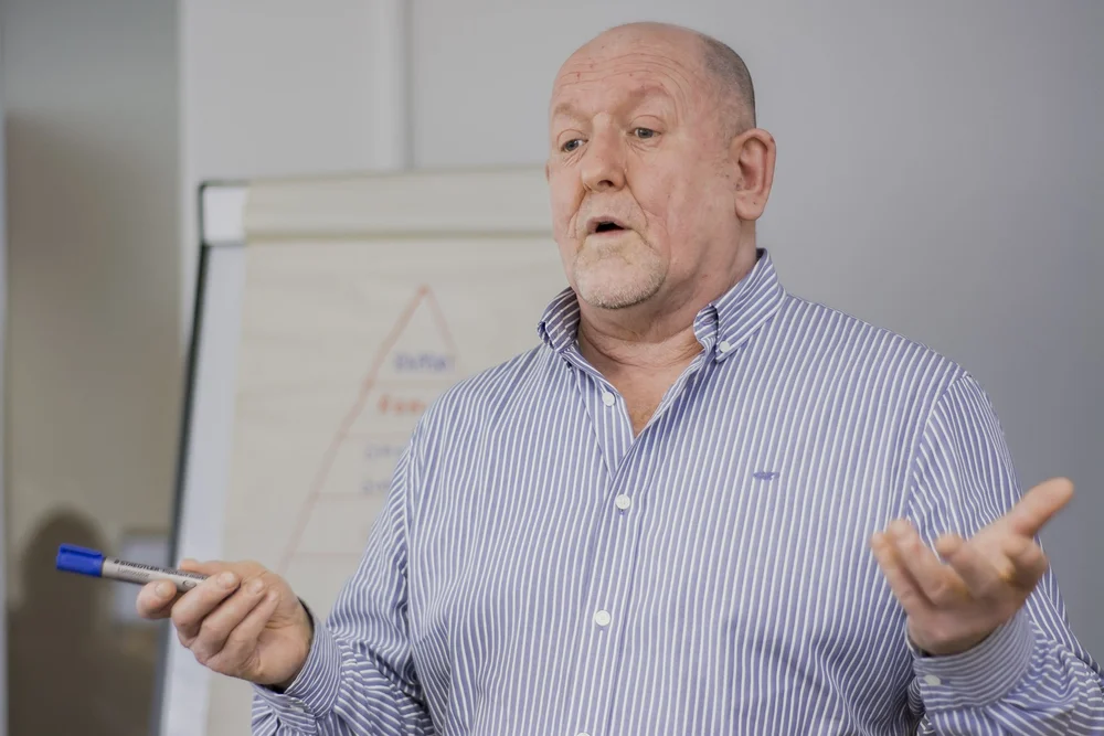 Professional portrait photographed for Management Futures