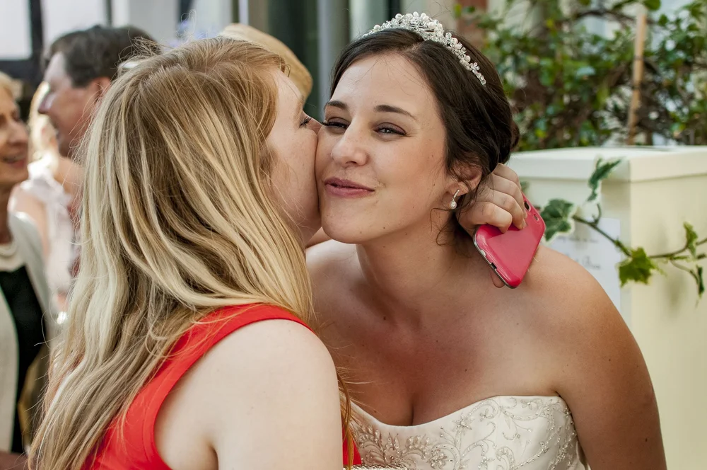 Natural wedding day photography