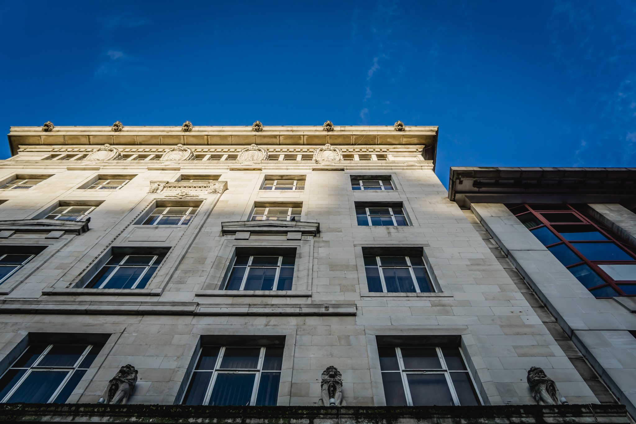 Blue sties and great building to shoot