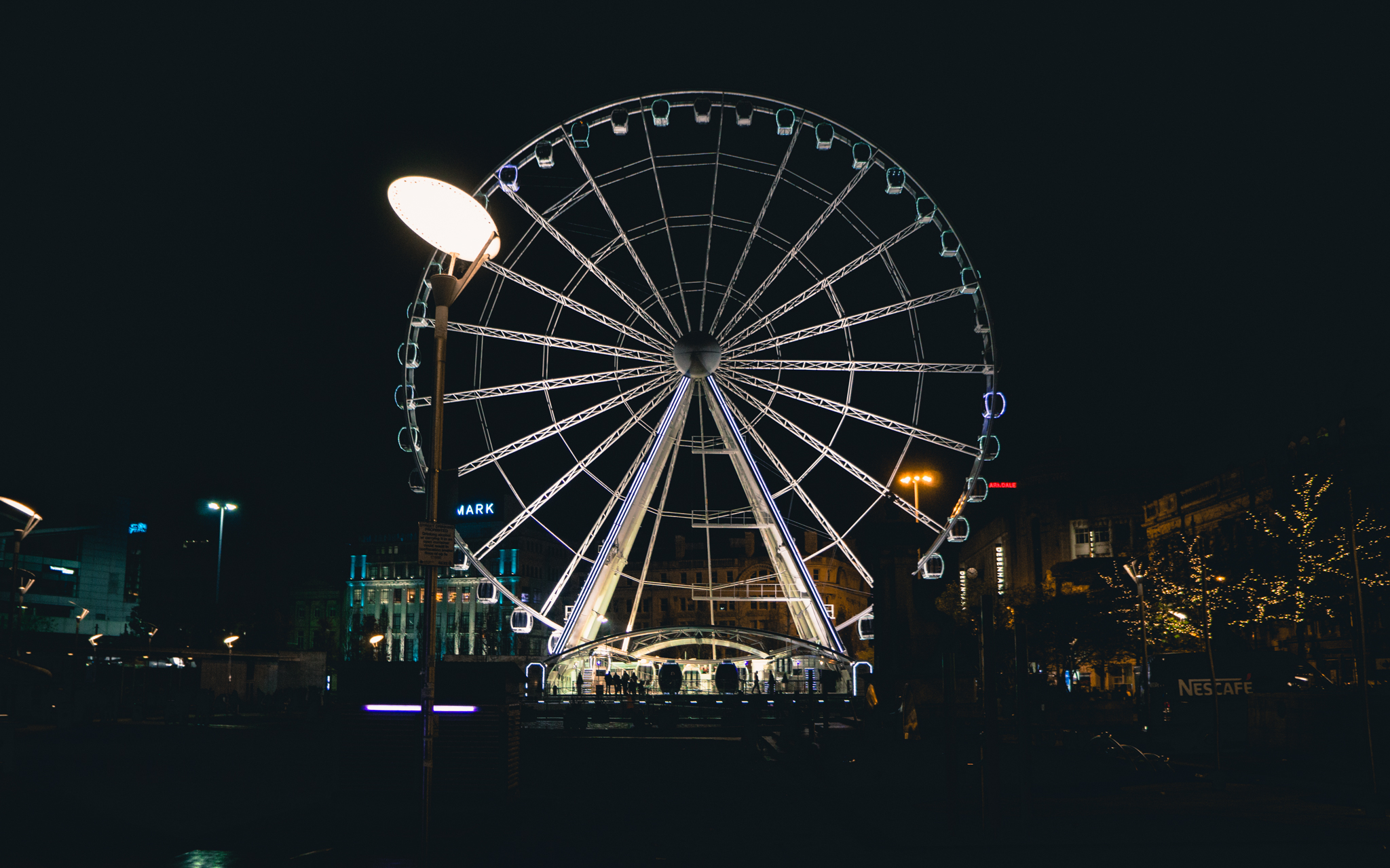 The wheel at night looked pretty awesome