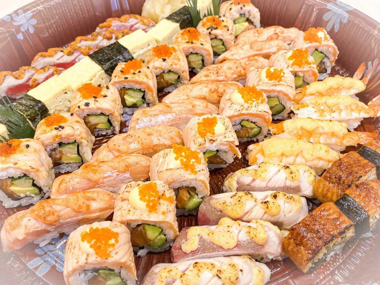 ABURI SUSHI PLATTER (44 PCS) — Standing Sushi Bar
