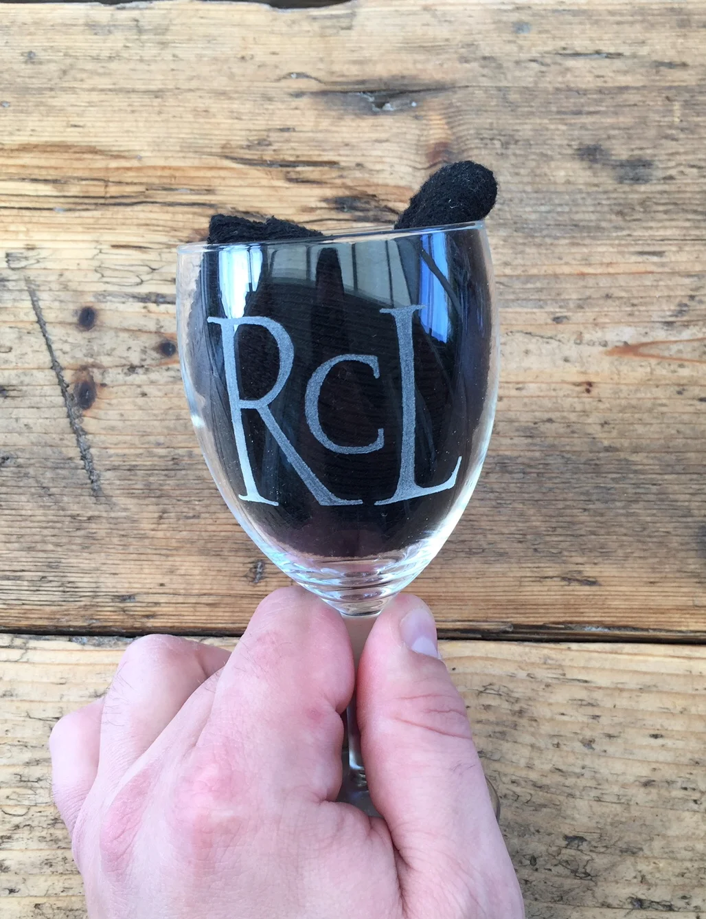 The second finished glass.