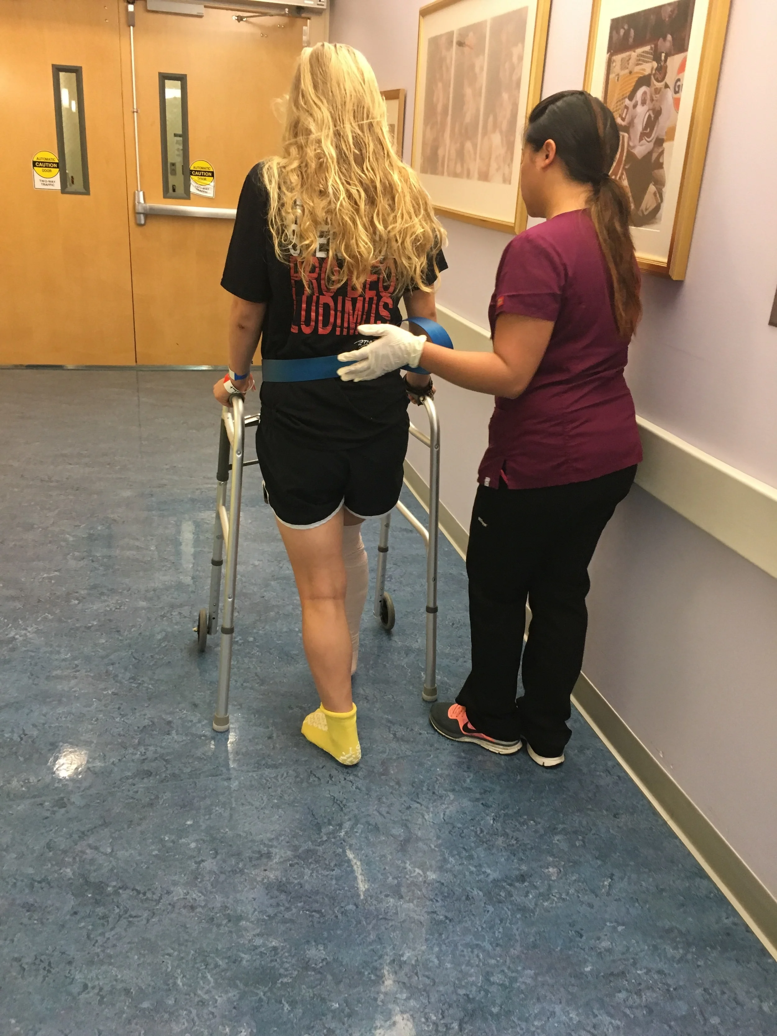 First steps and back on our feet