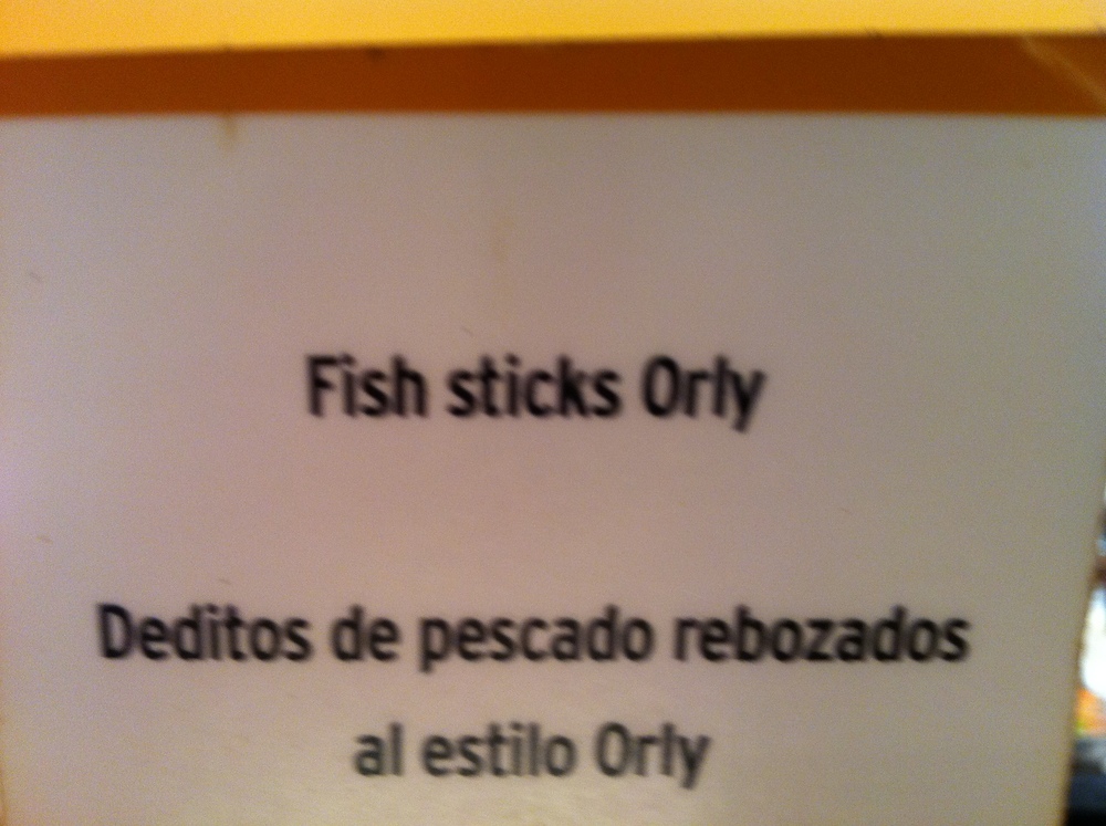 Fishsticks Orly (if you've seen the ORLY meme)