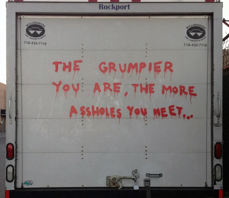 Pay attention grumpy people.