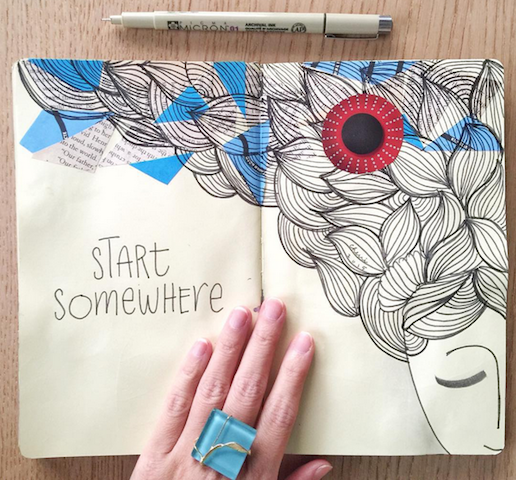 Art by Cherie A.Bitanga (jarofsalt.com). Photo courtesy of Instagram.